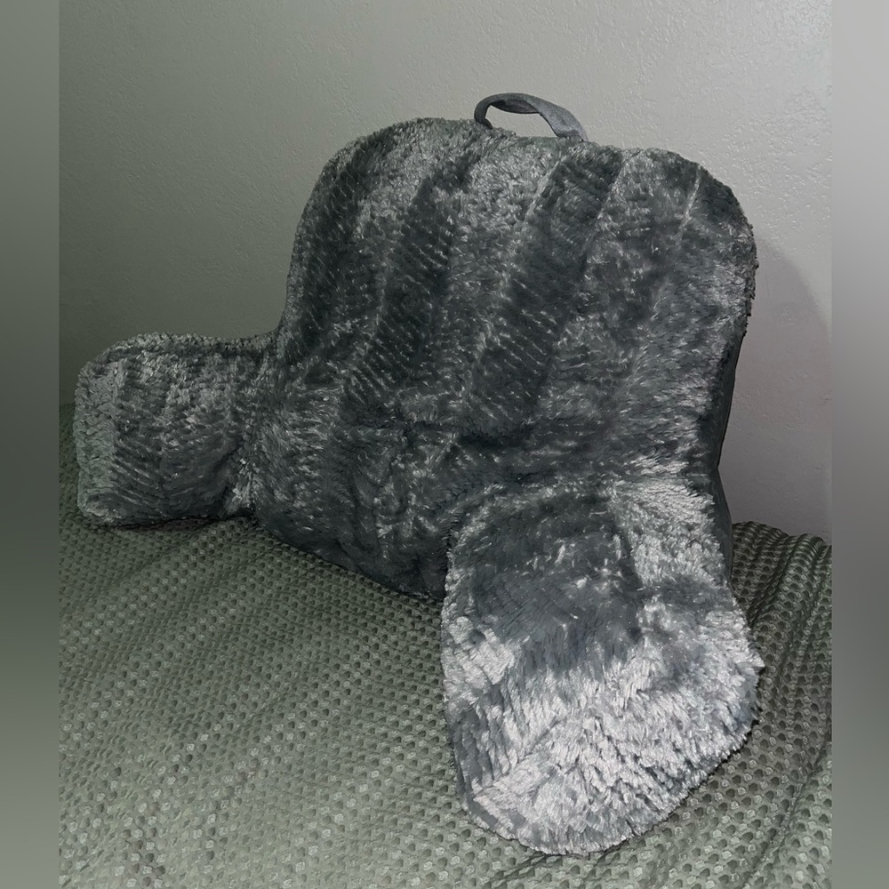 Grey Reading Pillow